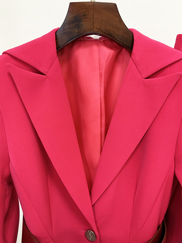 a9b2d897787e2eac5cf7789d41c9c110.jpg Fashionslee Women Callison Pink Blazer Trousers Set