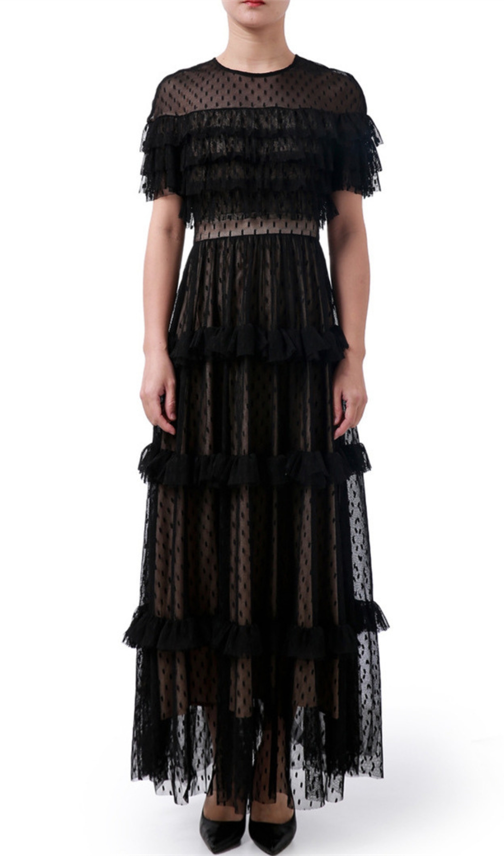 aa1f07064698204323f8db0c1c6864b5.jpg Fashionslee Women Dyan Black Mesh Maxi Dress