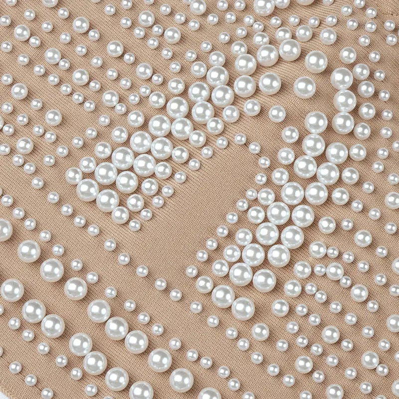 aa24ae10bfab6795564aa6189c60aa7b.jpeg Fashionslee Women Beige Pearl Halter Bandage Midi Dress