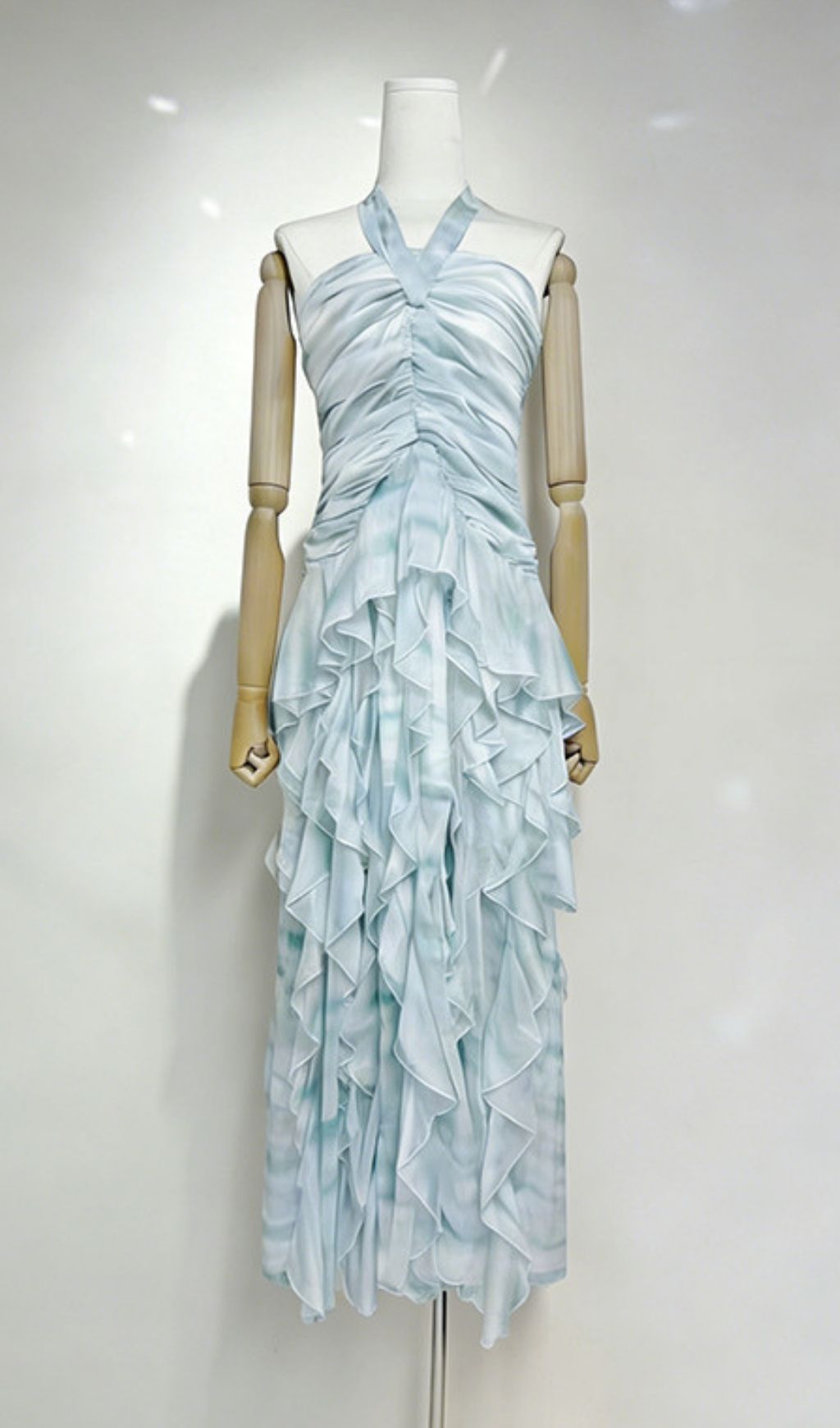 aa5d2639bf8ad6d0b160c512164b57ea.jpg Fashionslee Women Kaylee Halter Ruffle Maxi Dress