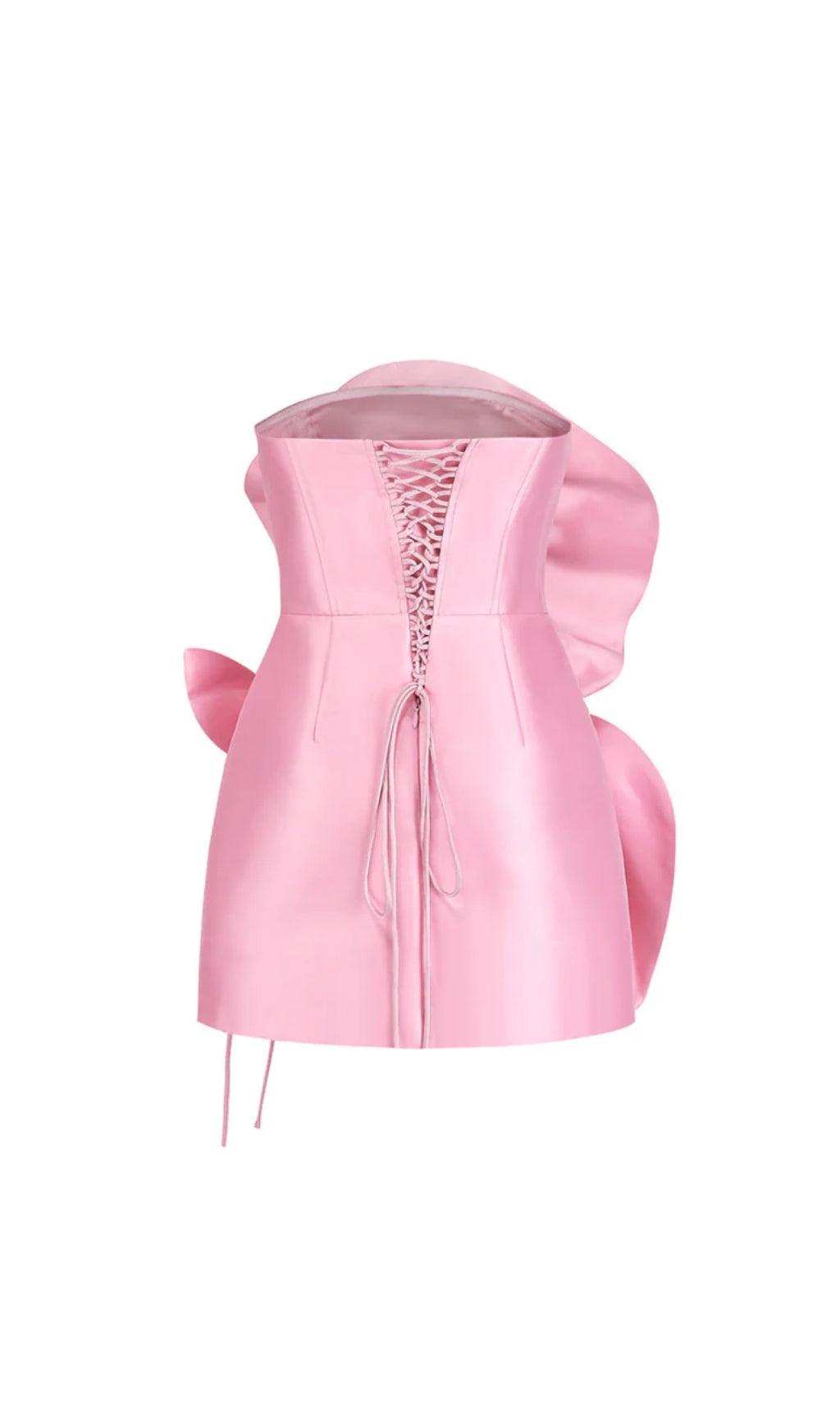 aad08be00b6836324ad928ee55b274d9.jpeg Fashionslee Women Achlys Pink Flower Bind Mini Dress