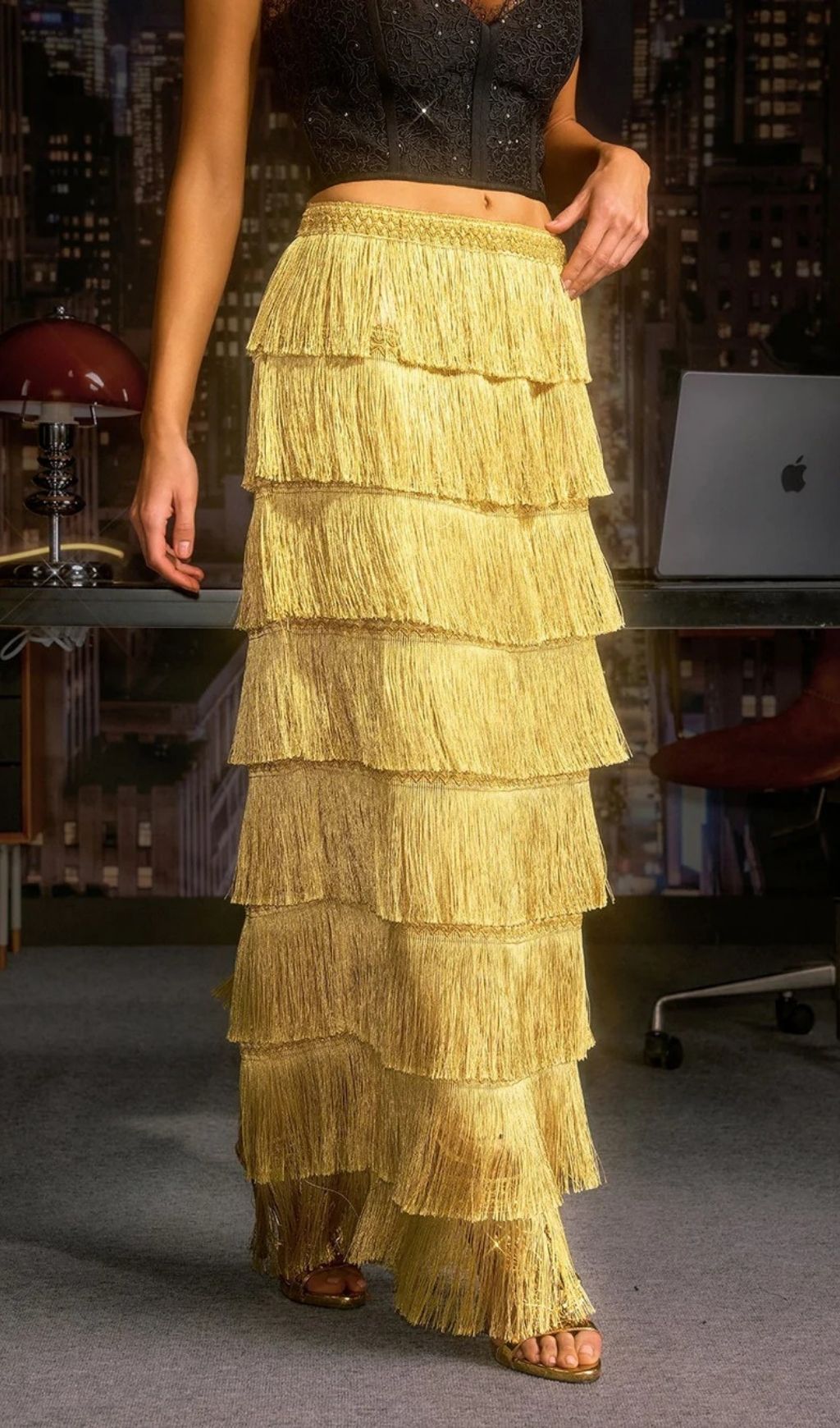 TRENDING FRINGE TIERED SKIRT AESTHETIC - OWNCI TRENDING FRINGE TIERED SKIRT AESTHETIC - OWNCI