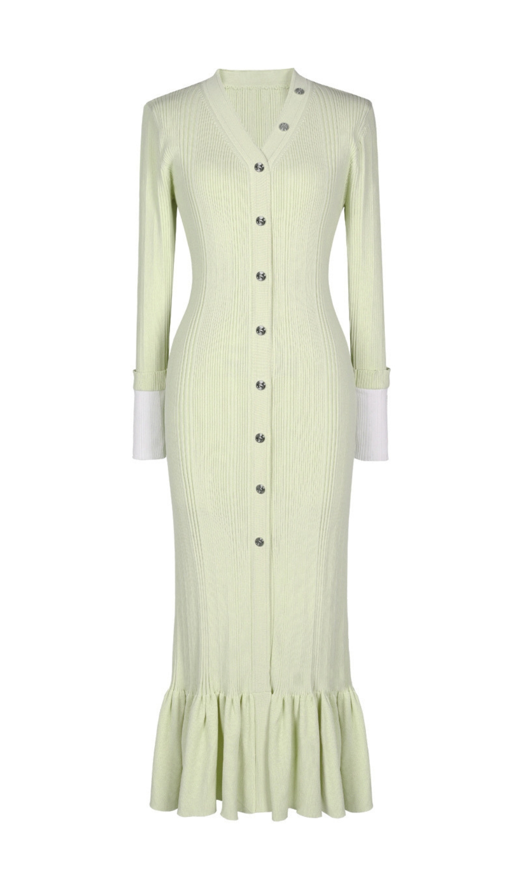 Fashionslee Women Elin Long Sleeve Knit Maxi Dress