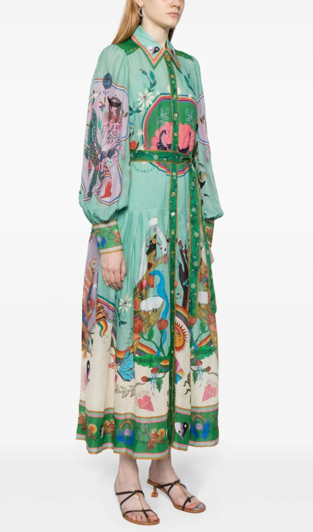 ab2737b9cffa6f4ab36177253a61332b.jpeg Fashionslee Women Apollonia Belted Printed Shirt Dress