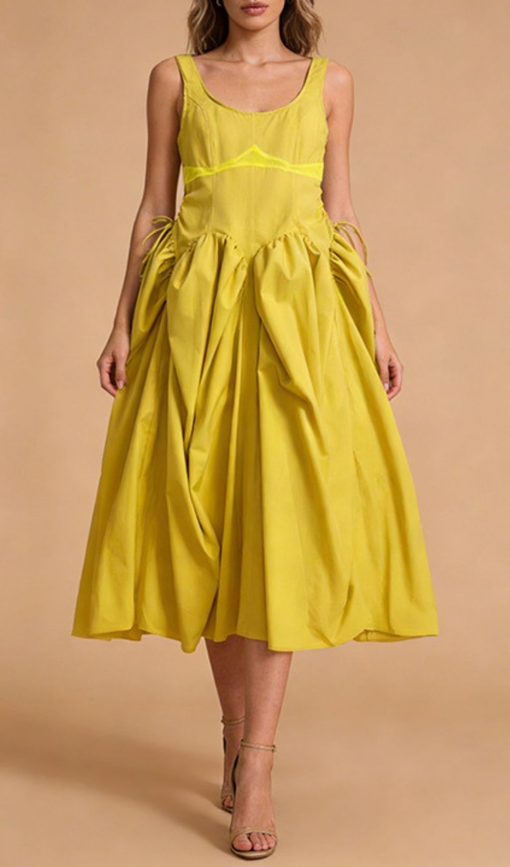 Fashionslee Women Kathryne Sleeveless Midi Dress
