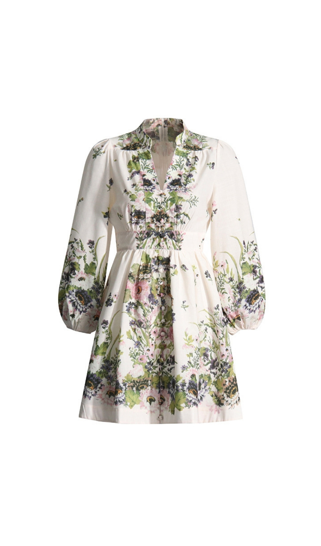 ac0915524e88c379fad18bef020ce0ed.jpg Fashionslee Women Edaline Floral Printed Long Sleeve Mini Dress