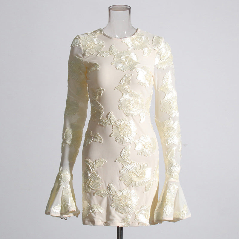 ac41e39ef36a07e20c5168479747a065.jpeg Fashionslee Women Arisa 3D Mesh Flower Mini Dress