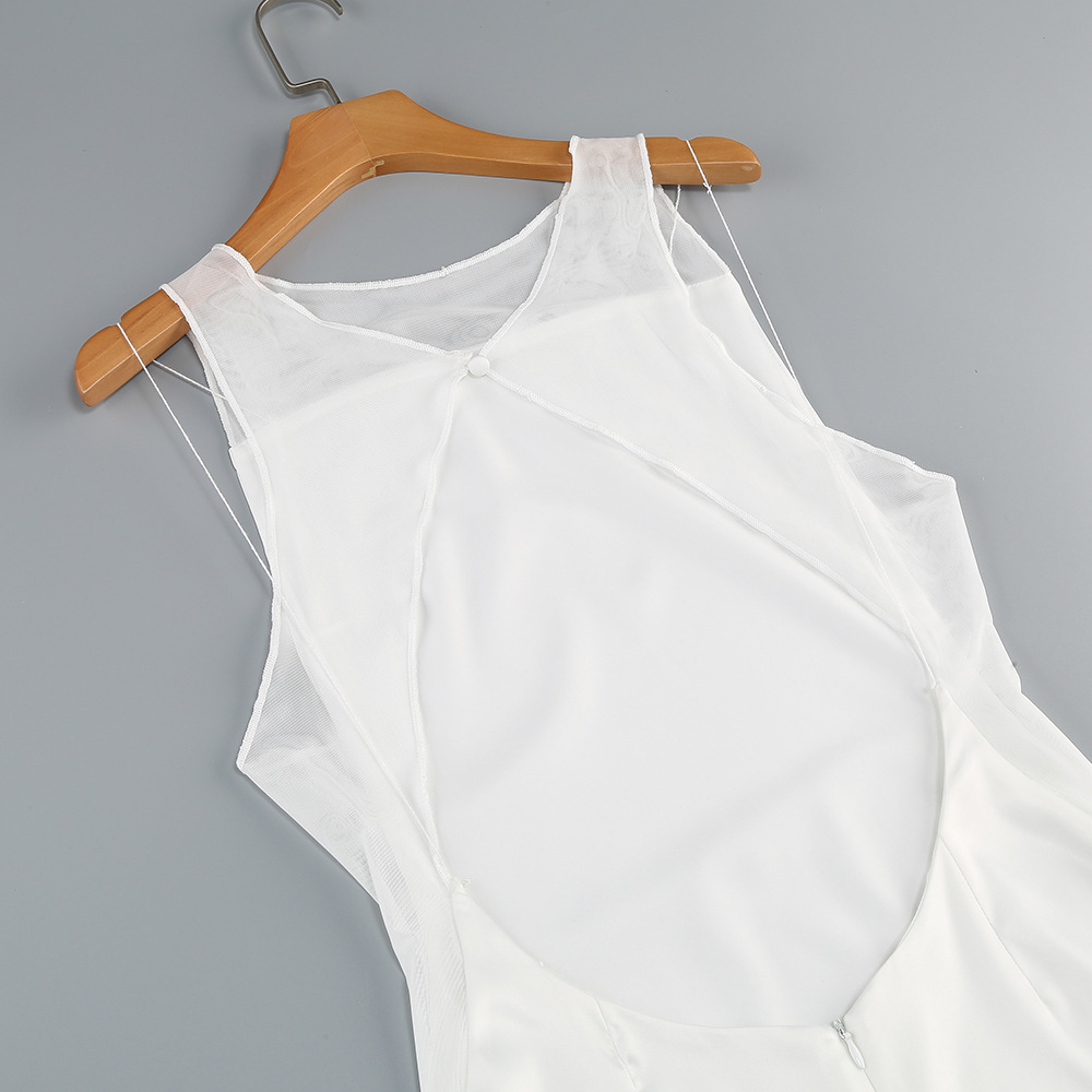 ac67bda1fbd73339b5f95c00c2207717.jpg Fashionslee Women Bronia White Mesh Backless Wedding Dress