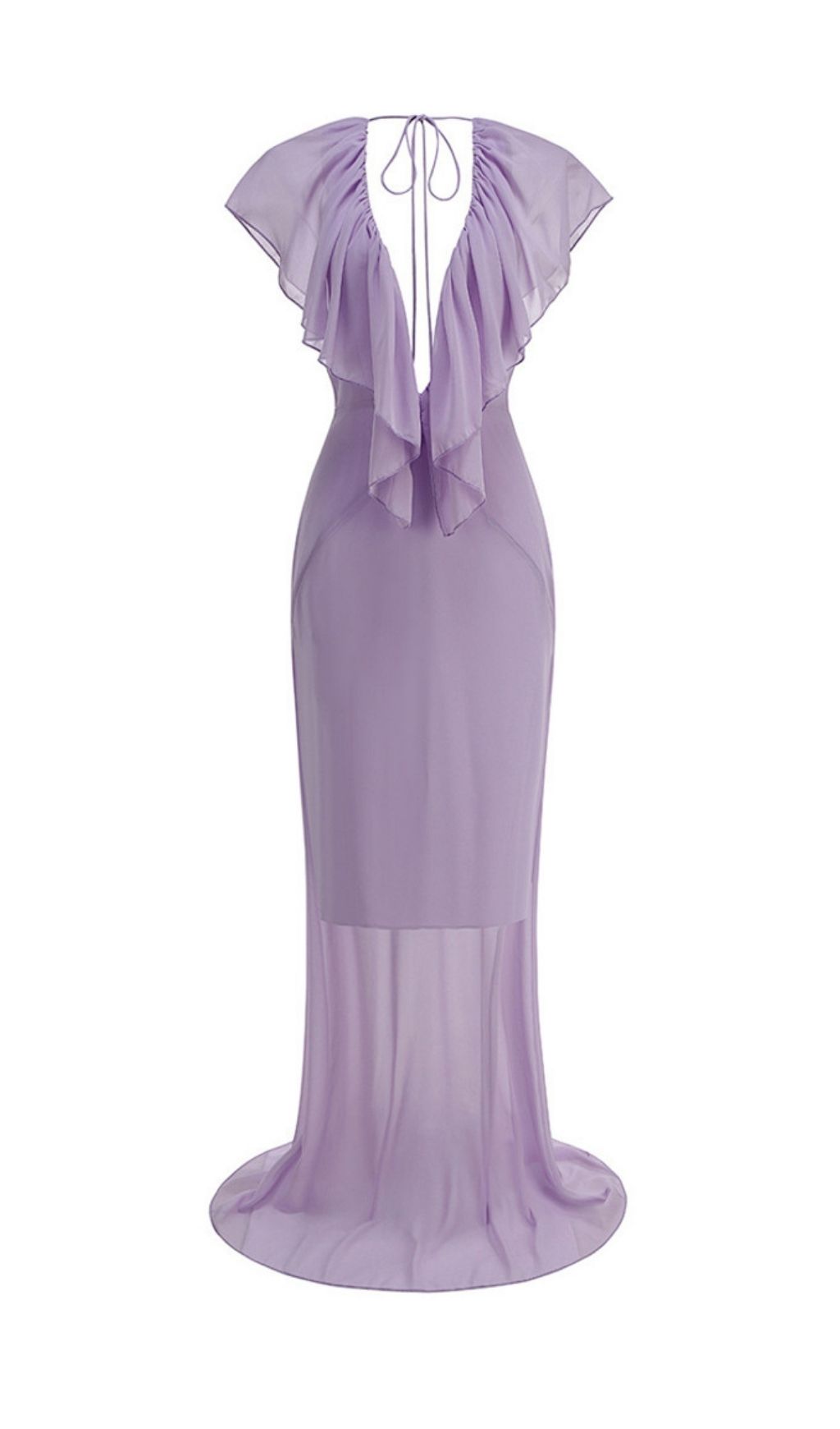ac7b8dbad52648ba211685601511acf1.jpg Fashionslee Women Simona Deep V-Neck Backless Maxi Dress in Purple