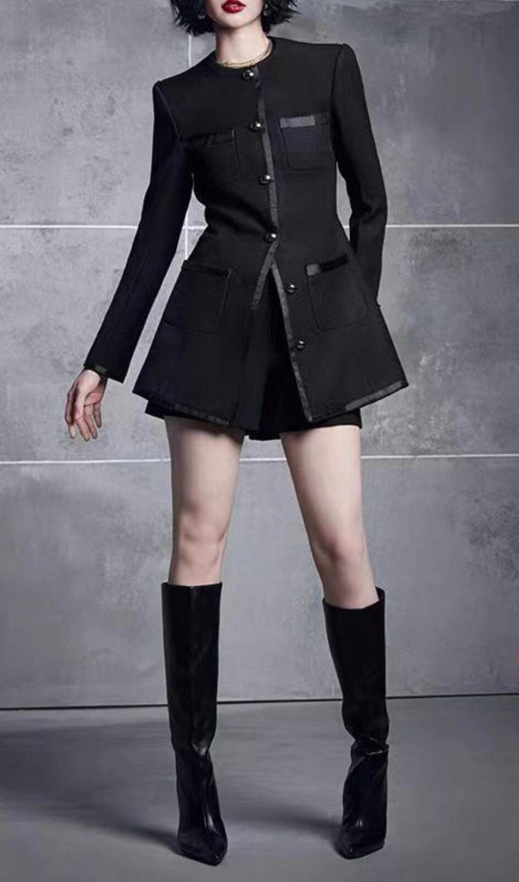 Fashionslee Women Jaylee Black Coat
