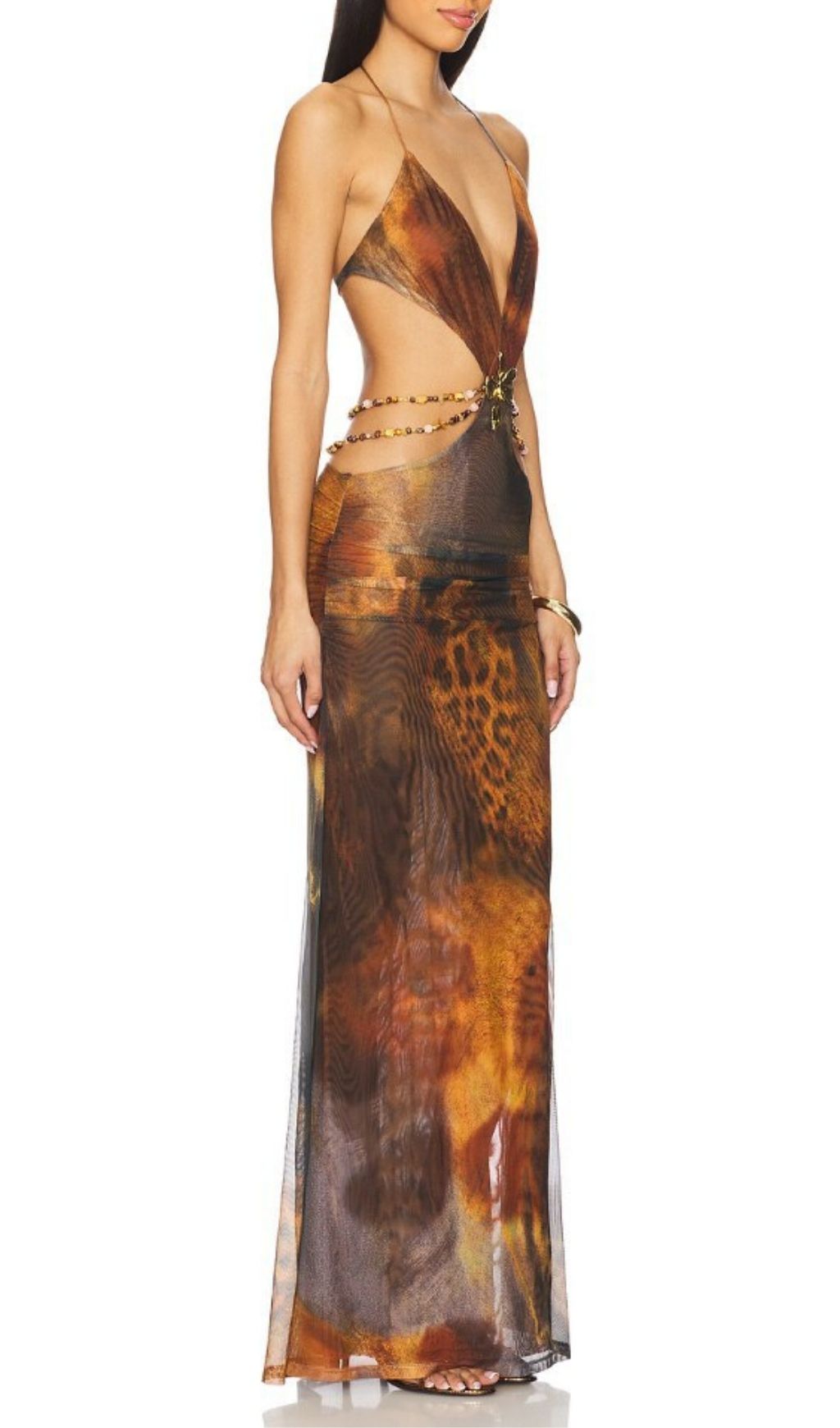 ad66d484fee782ca5376531920394fd1.jpg Fashionslee Women Kekona Halter Printed Maxi Dress