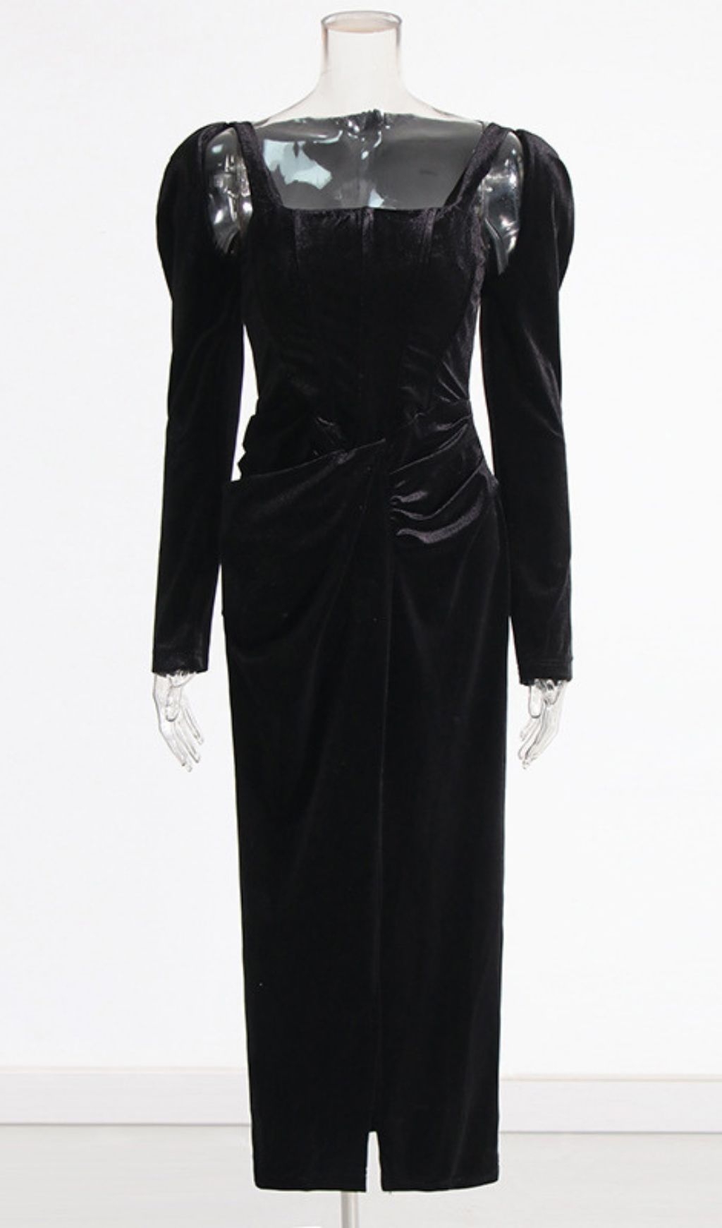 ada7abb65914b887a786e114a78e4601.jpg Fashionslee Women Grisel Corset Long Sleeve Midi Dress