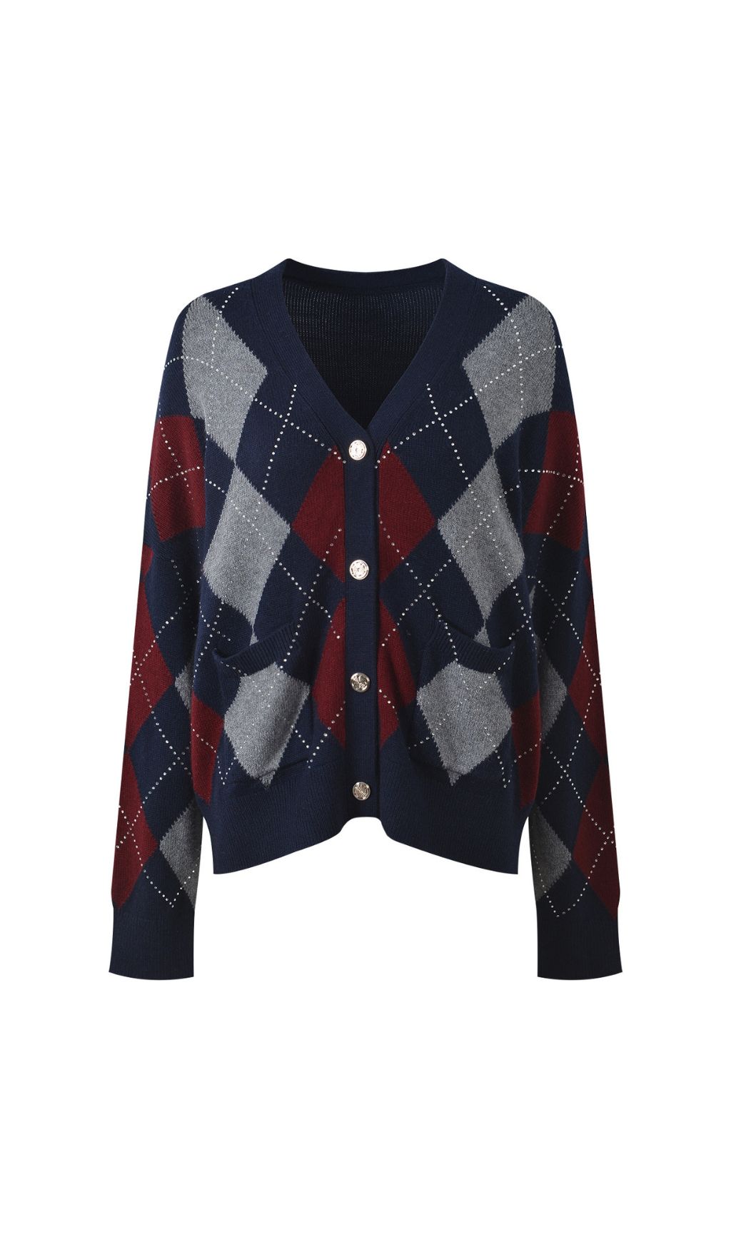 adb6e82cff0f673ed7d200e2ed939d62.jpg Fashionslee Women Howell Argyle Cardigan