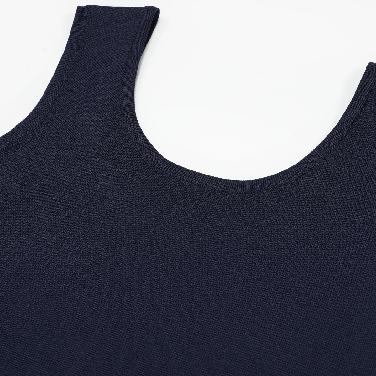 adc9235b80ea4b4daae489a2e0f10cbe.webp Fashionslee Women Kilikina Navy Blue Sleeveless Diamante Knit Midi Dress