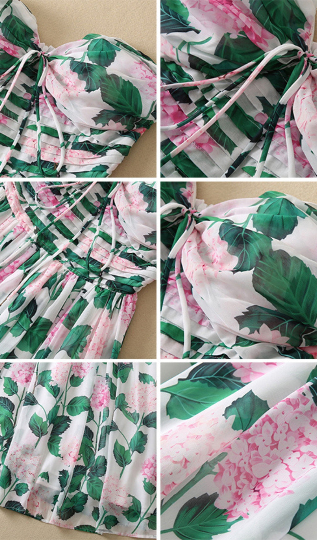 Fashionslee Women Floral Halterneck Maxi Dress In Green