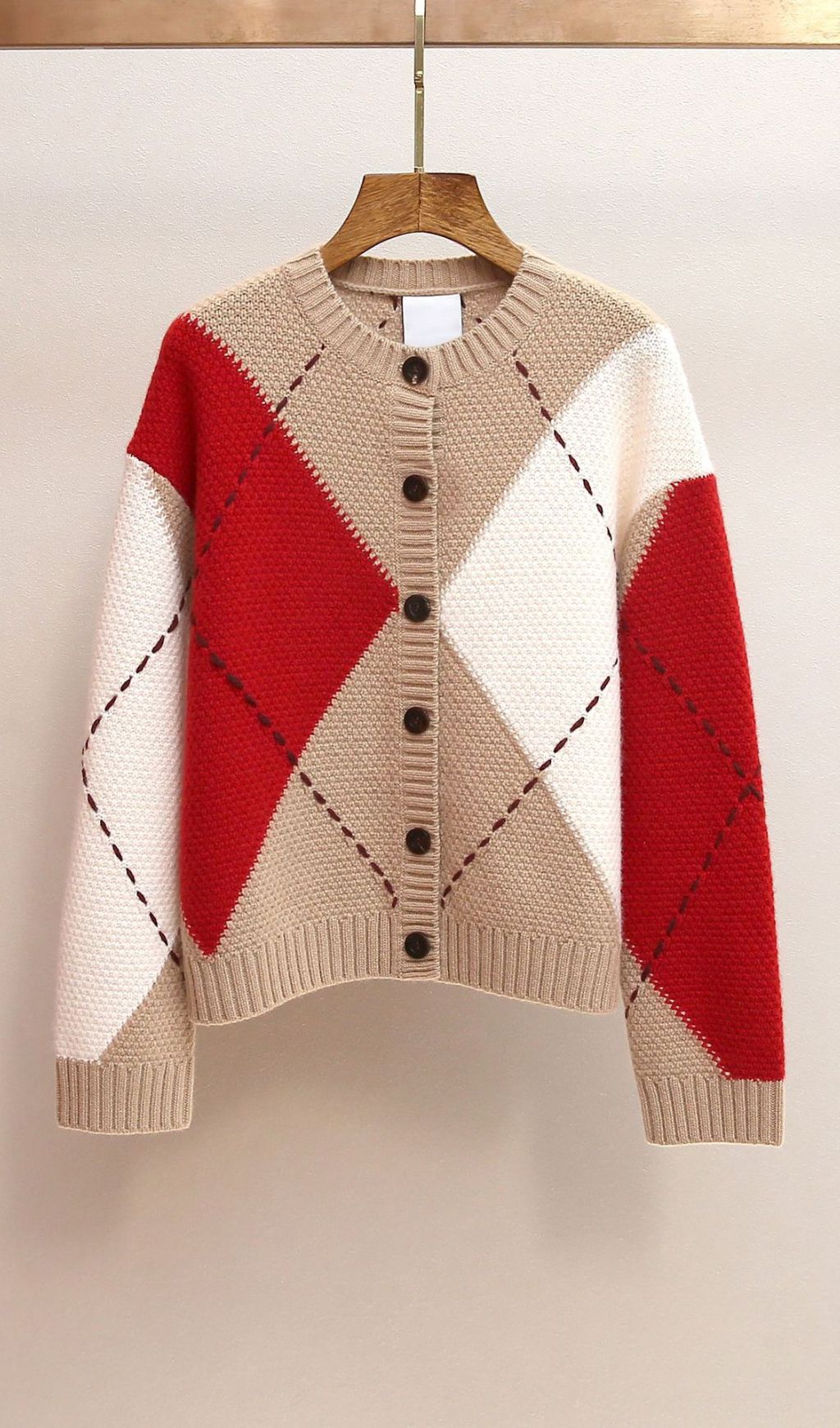 af2ce34458b55a328c566ff177f0406f.jpg Fashionslee Women Juno Color-Blocking Knitted Cardigan