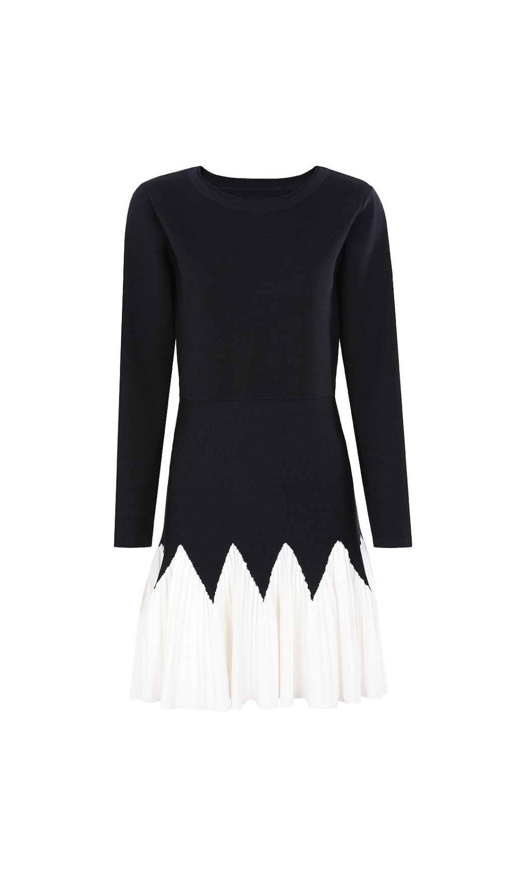 Fashionslee Women Julinka Knit Pleated Mini Dress