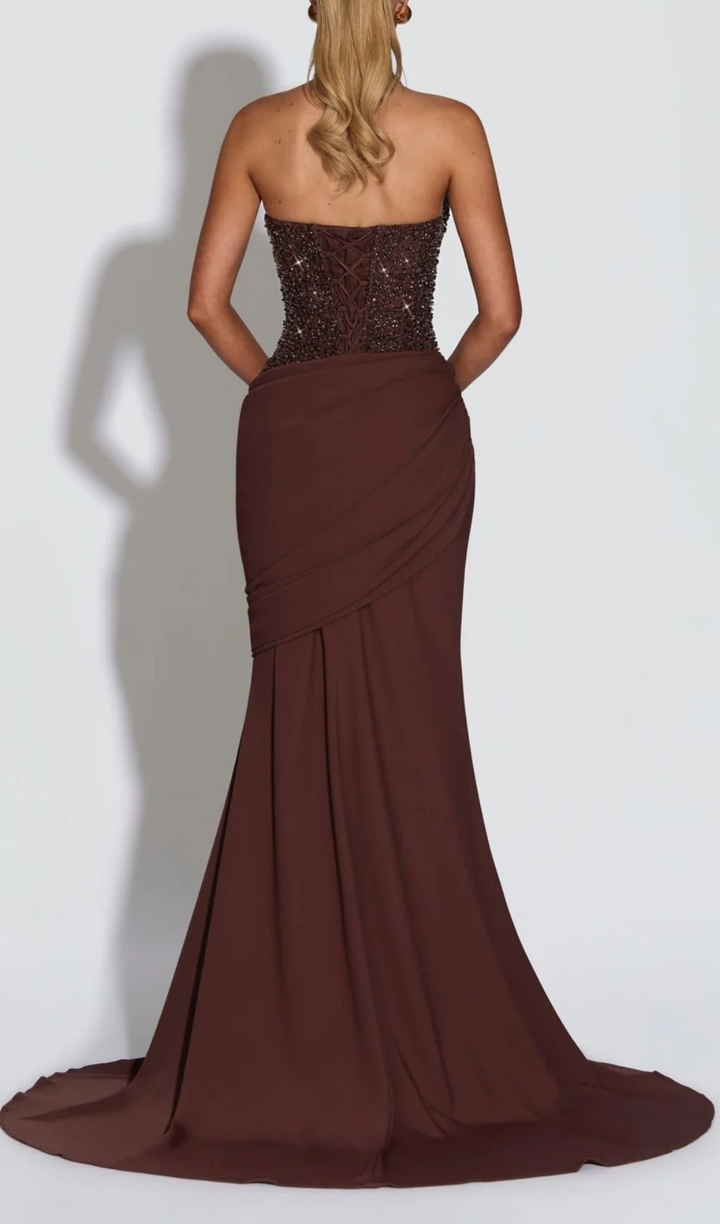 Fashionslee Women Anisij Halterneck Sequin Maxi Dress