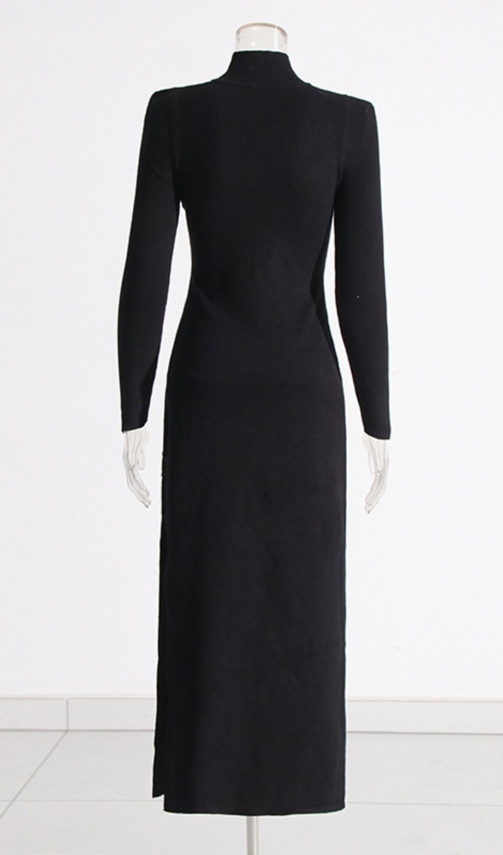af8284662a6a13a699a63e8b0b7c0efc.jpg Fashionslee Women Isai Black Belt Long Sleeve Maxi Dress
