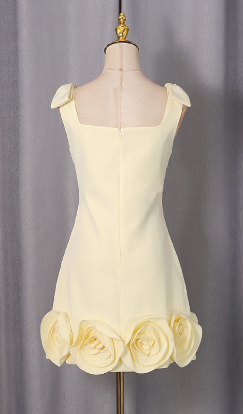 aff1c07a6bfc150a3305d2f027c61241.jpg Fashionslee Women Havily Yellow Flower Mini Dress