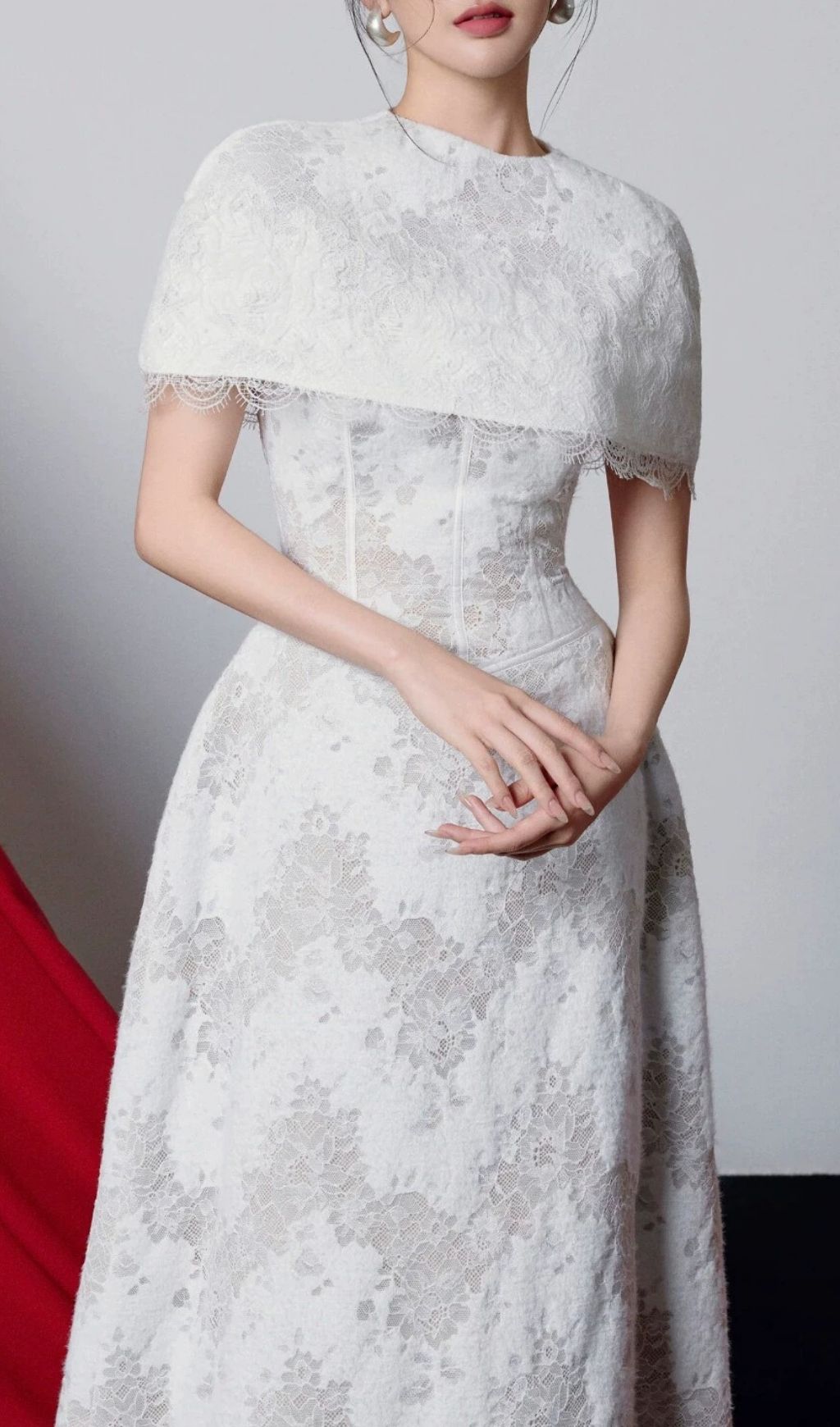 aff9debb6f4b5481820b3f60dae2542d.jpg Fashionslee Women Keoni White Lace Midi Dress