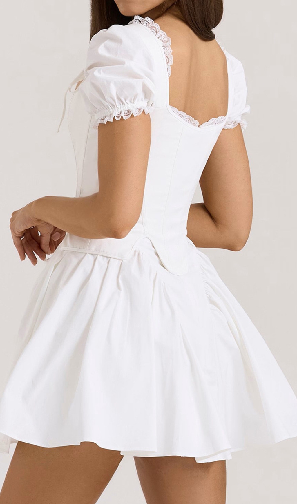 b04e1f5bc9e4492613c60237f39fb460.jpg Fashionslee Women Devony White Corset Mini Dress