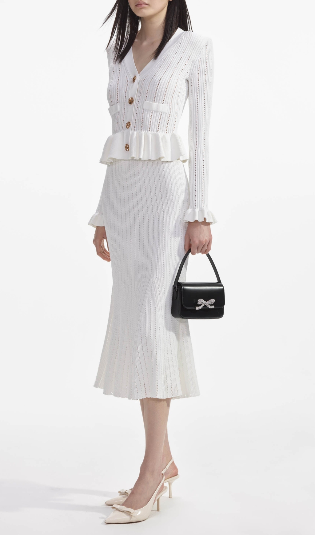 b07b02c8b429af84cc6399c3569413ec.jpg Fashionslee Women Cletus White Knit Long Sleeve Midi Dress