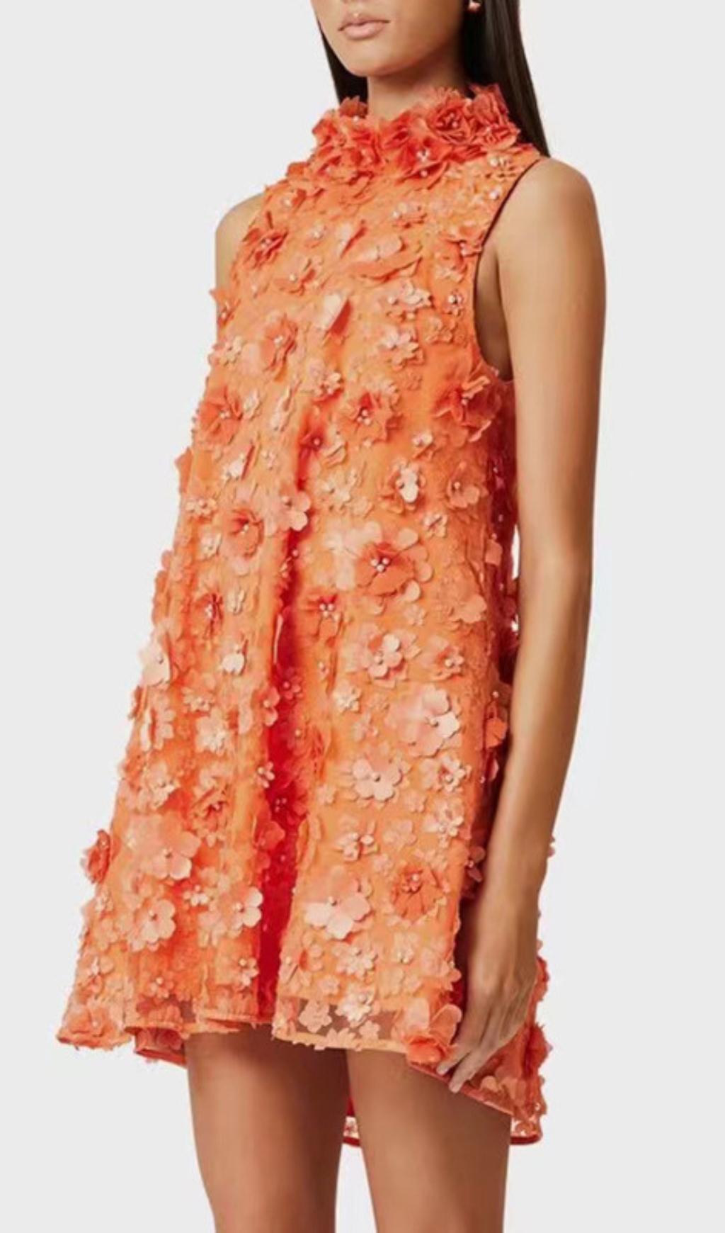 b08865a15556c470dcd7ce2ff52f485b.jpg Fashionslee Women Doane Flower Sleeveless Mini Dress