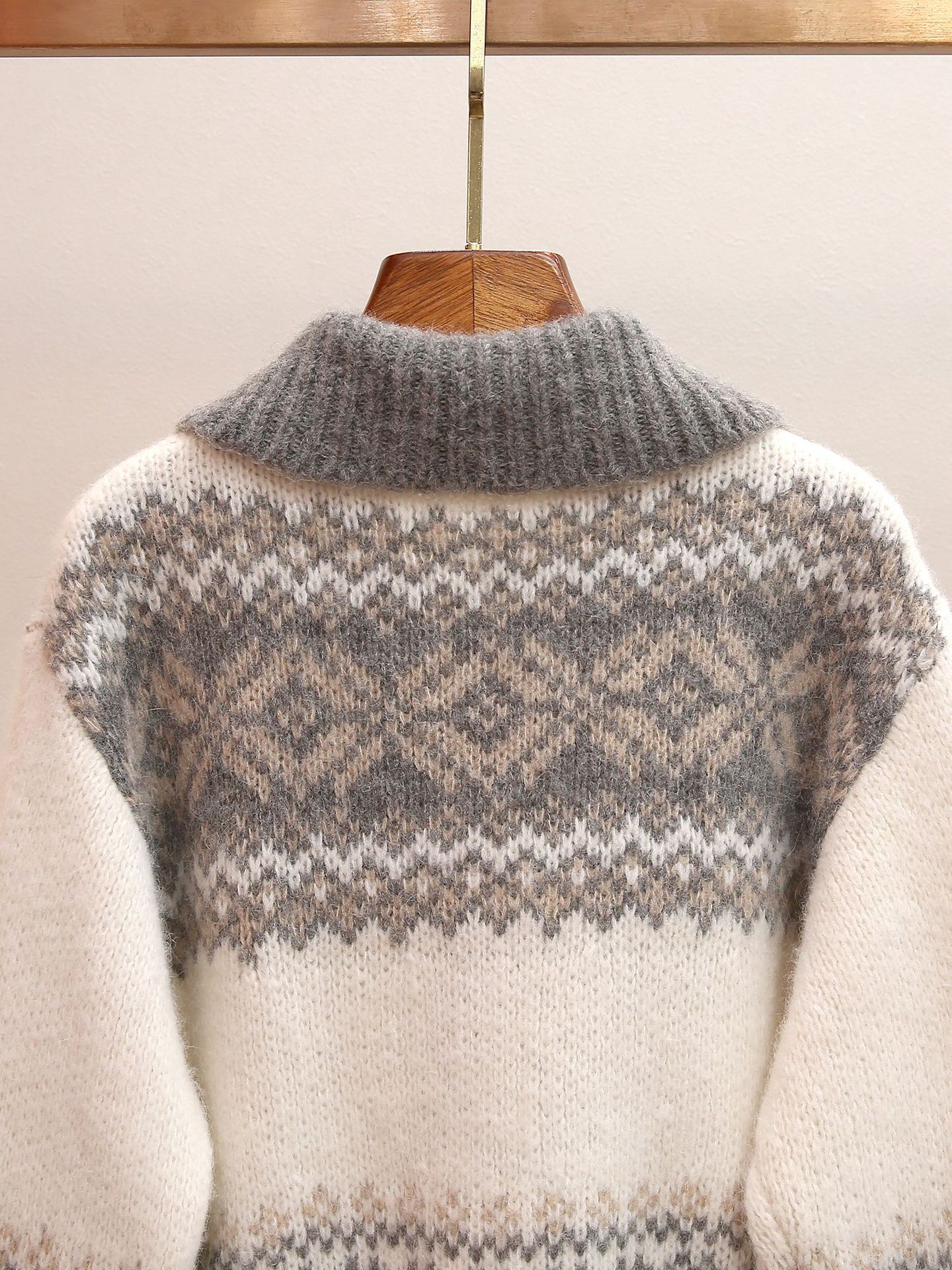 VINTAGE LAPEL SWEATER – MUST-HAVE AESTHETIC CARDIGAN - OWNCI
