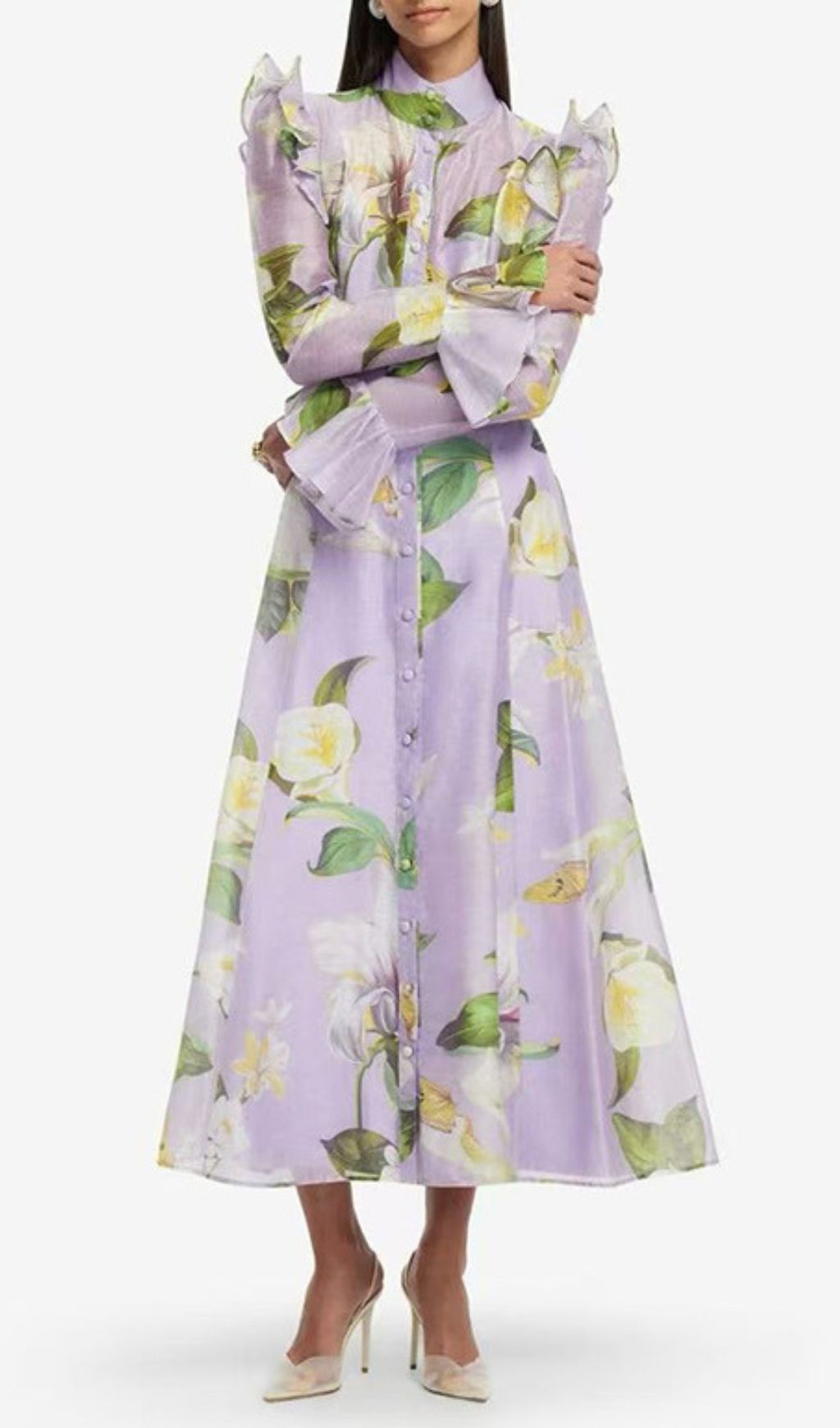 VINTAGE FLORAL MIDI DRESS – AESTHETIC MUST-HAVE - OWNCI VINTAGE FLORAL MIDI DRESS – AESTHETIC MUST-HAVE - OWNCI