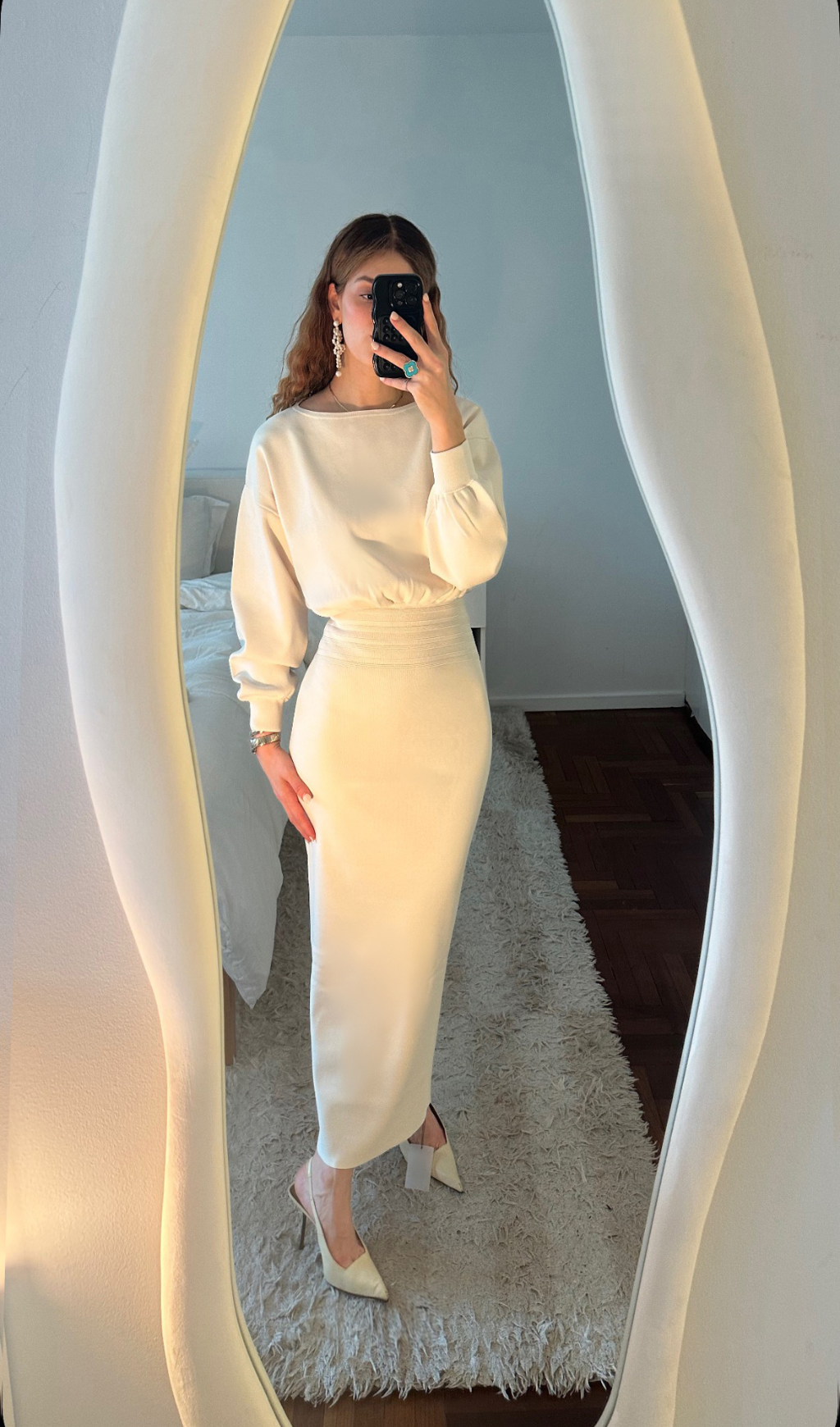 b21ac933e33ba44b50e0a6e040124796.png Fashionslee Women Honoria White Long Sleeve Maxi Dress