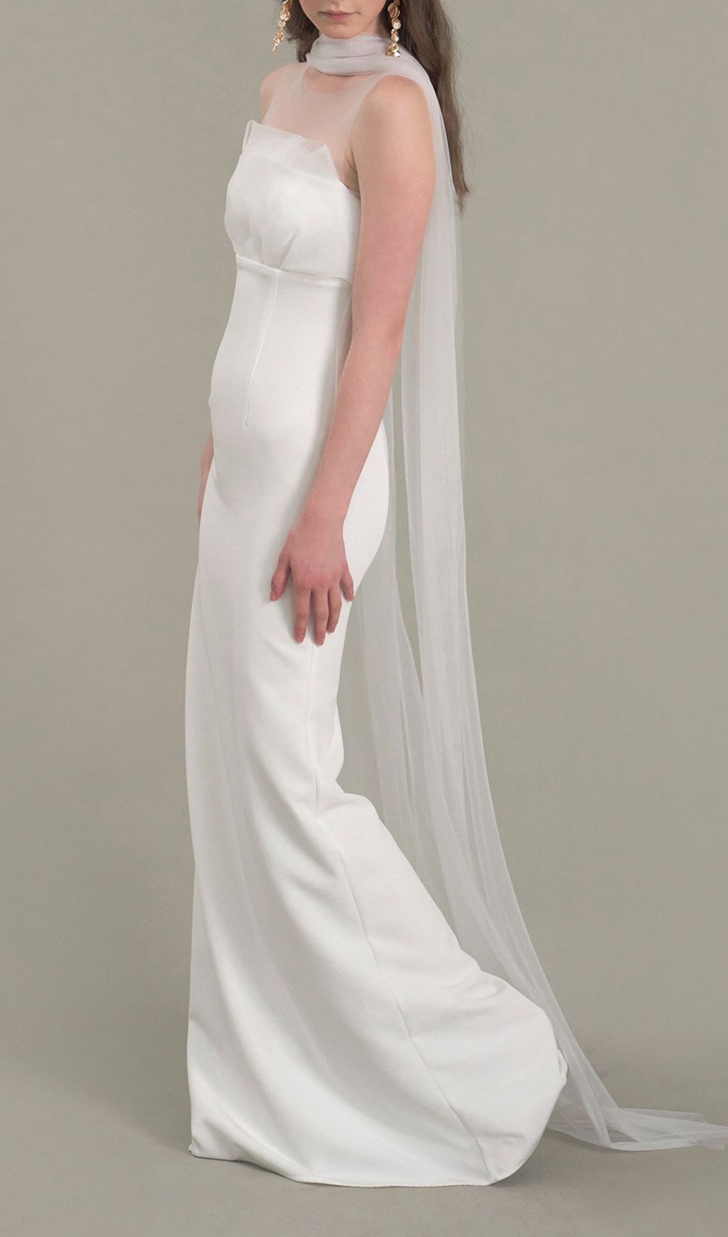 b25f1b91b041cf05addbe2c62525910d.jpg Fashionslee Women Jalene White Mesh Wedding Dress