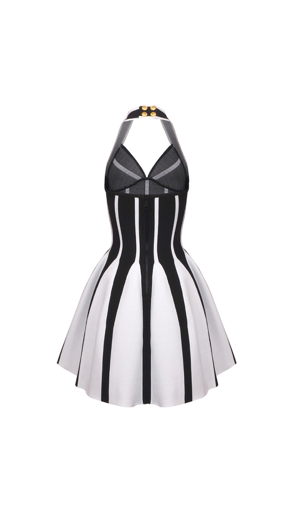 TRENDING HALTER A-LINE MINI DRESS - OWNCI