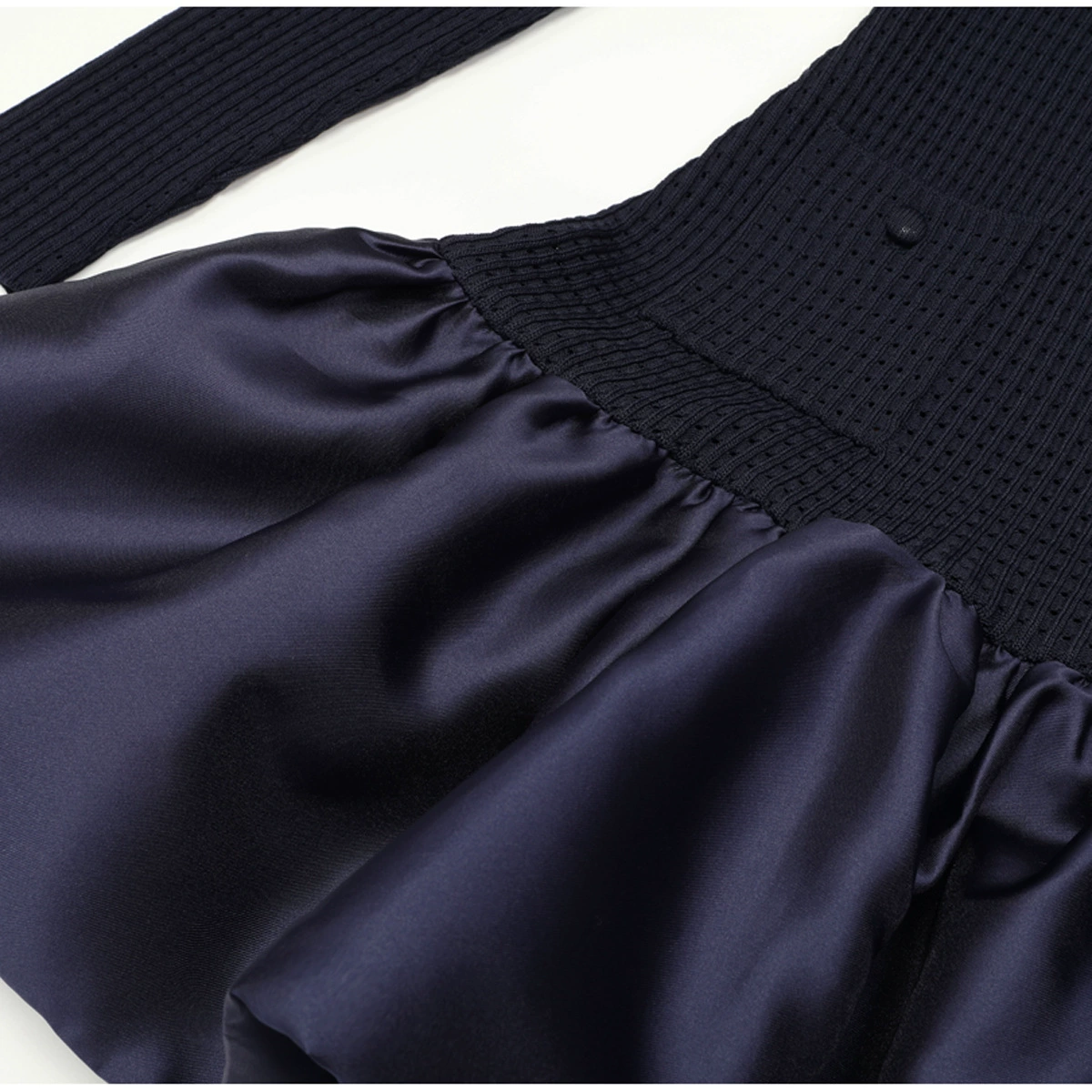 b2c6439b5447f3dcace7c6ade16a0aa5.webp Fashionslee Women Kay Navy Long Sleeve Knit Mini Dress