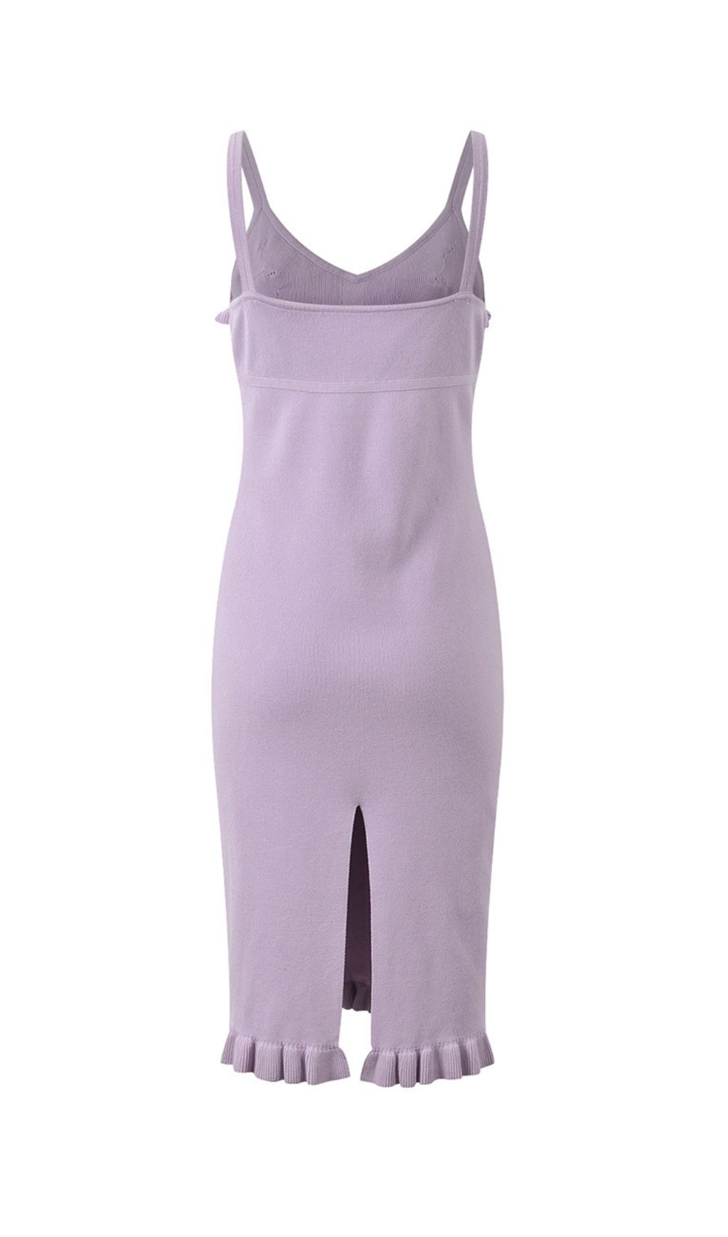 Fashionslee Women Hermes Purple Flower Cardigan & Midi Dress