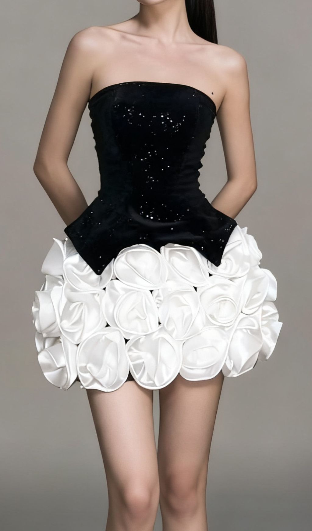 b30a006f18ead3f41c047171048a4f7c.jpg Fashionslee Women Ilithya Strapless Top & Flower Skirt Set