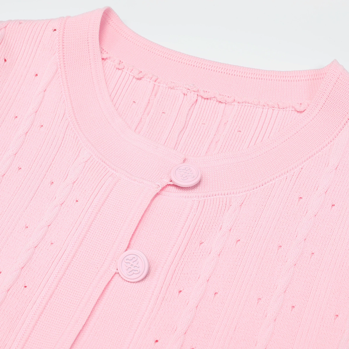 b33e5bf439b7b548cc24e77eeffc5366.webp Fashionslee Women Kilenya Light Pink Knit Short Sleeve Midi Dress