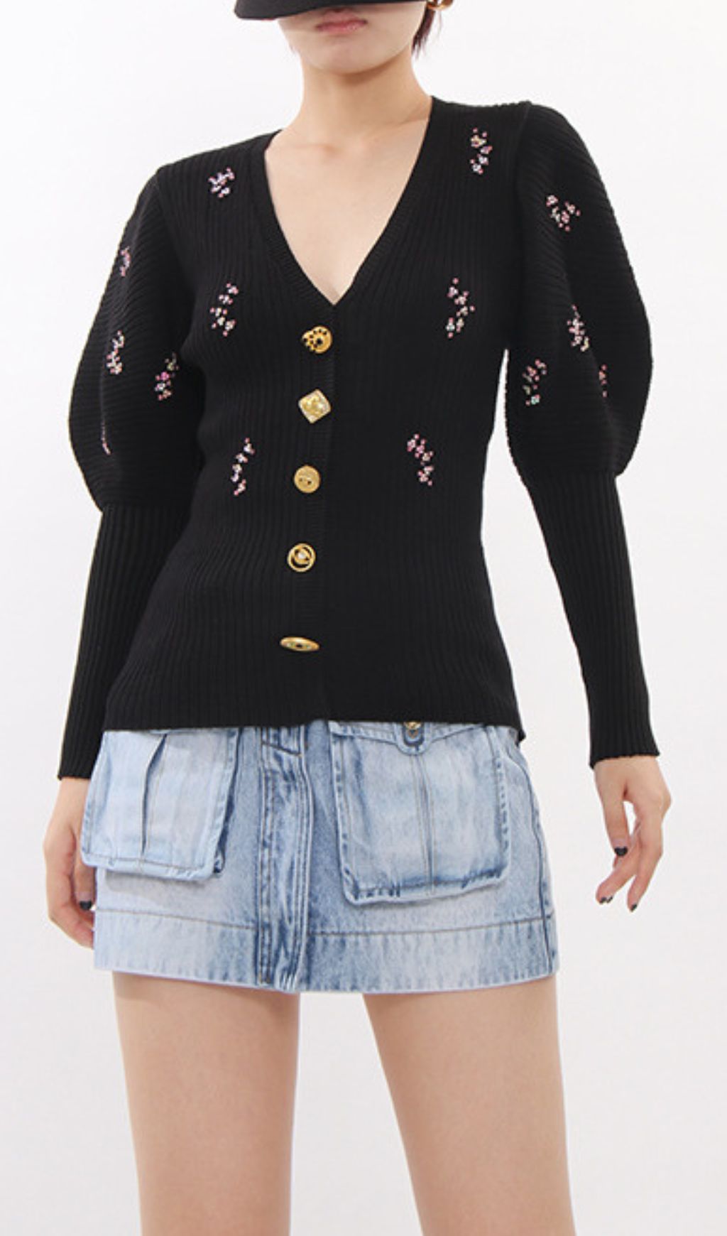 b36044cb3b3a47309cb6b5e3a3cfbd81.jpg Fashionslee Women Ichiko Black Embellished Sweater