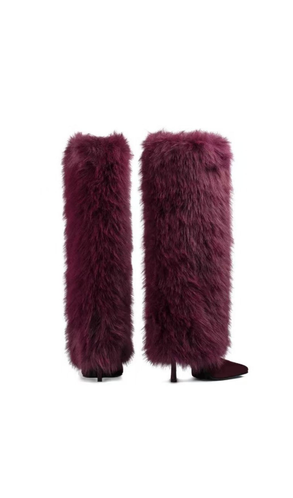 b3fa257c27a73eac44ff739d28187403.jpg Fashionslee Women Kassi Burgundy Faux Fur Boots