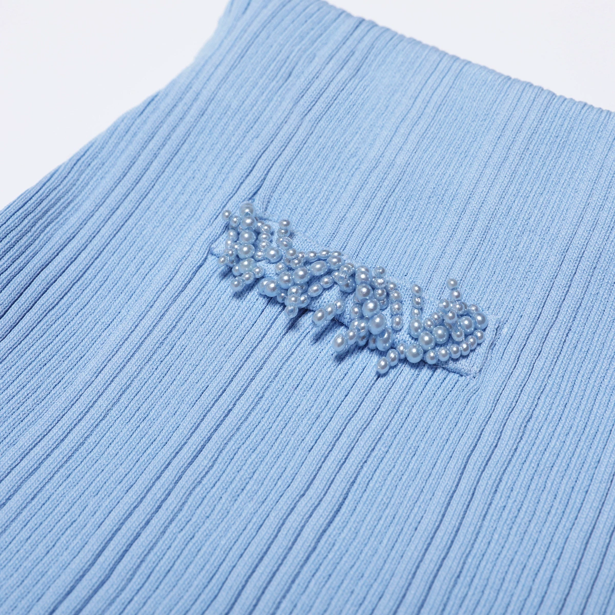 TRENDING BLUE KNIT CARDIGAN & MINI SKIRT SET - OWNCI TRENDING BLUE KNIT CARDIGAN & MINI SKIRT SET - OWNCI