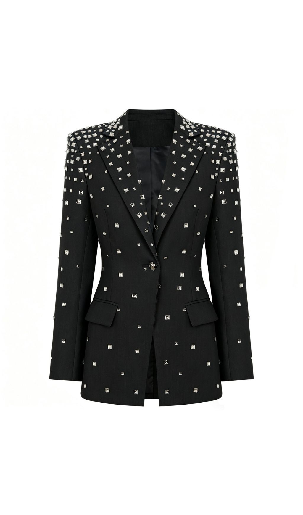 b66557c7b98fc5735f6882a1d6de104d.jpg Fashionslee Women Kingsley Black Diamante Blazer