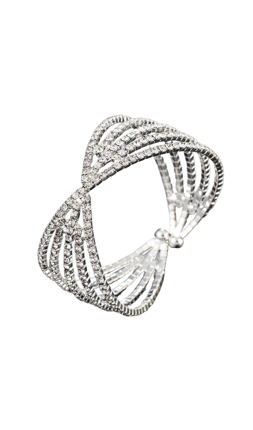 b7166c2bead1cbef69d7fed7a13bfdb6.jpeg Fashionslee Women Silver Diamante Cuff Bracelet