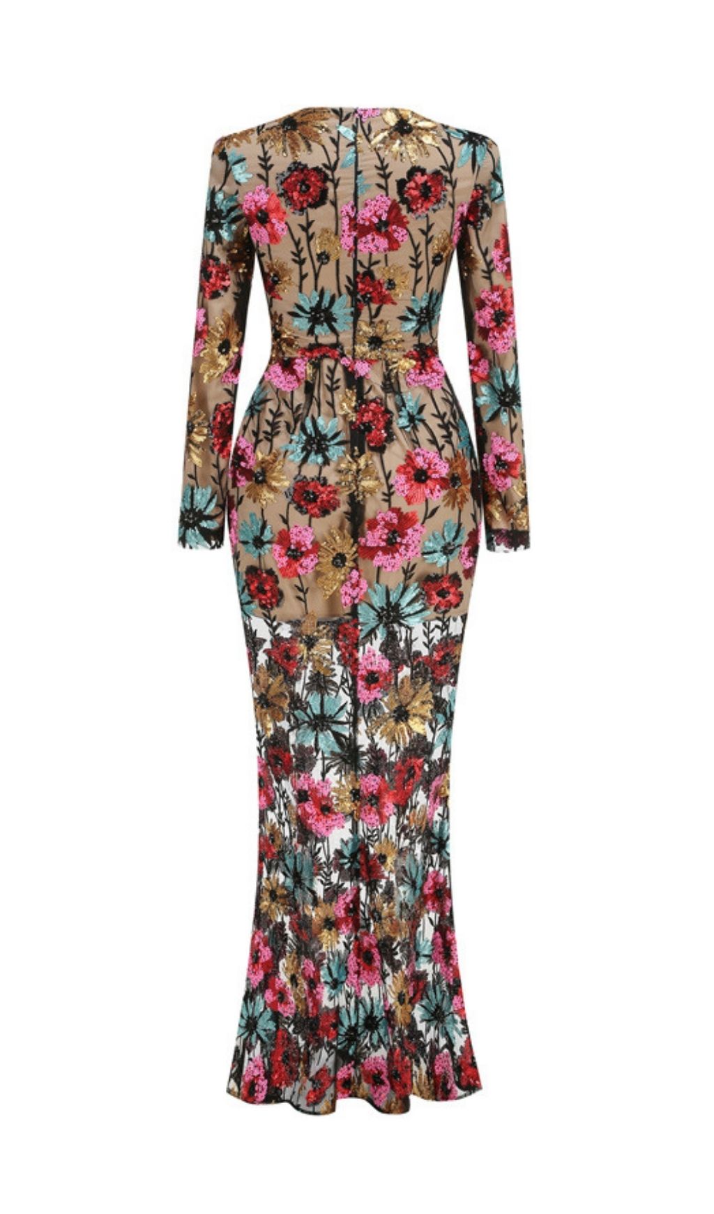 TRENDING SEQUIN MESH MAXI DRESS - OWNCI TRENDING SEQUIN MESH MAXI DRESS - OWNCI