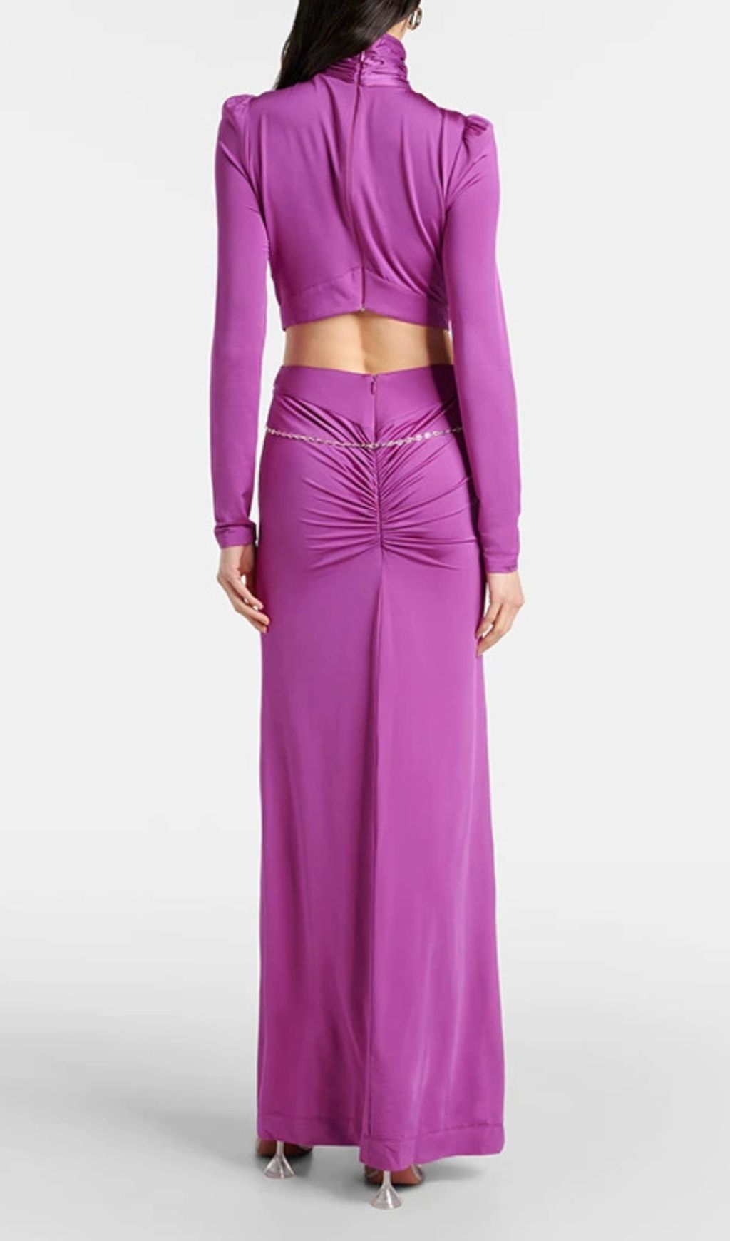 Fashionslee Women Jovita Cutout Long Sleeve Maxi Dress