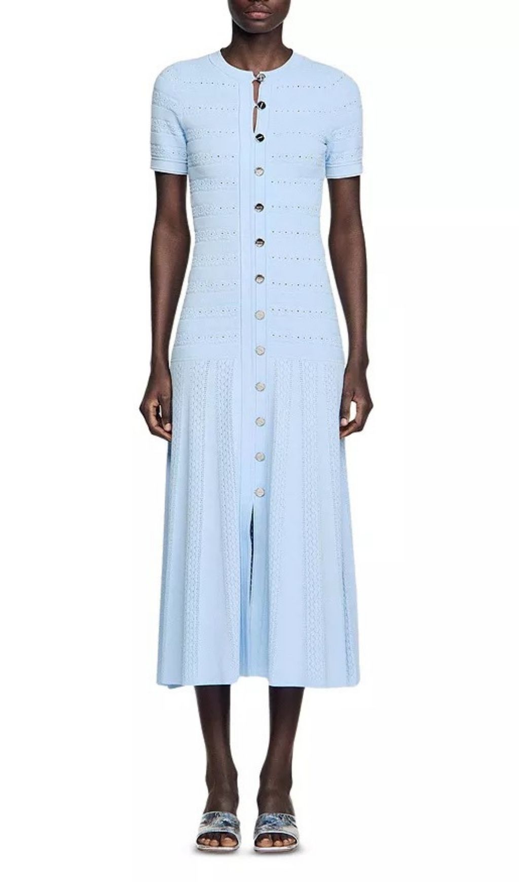 Fashionslee Women Knit Midi Dress