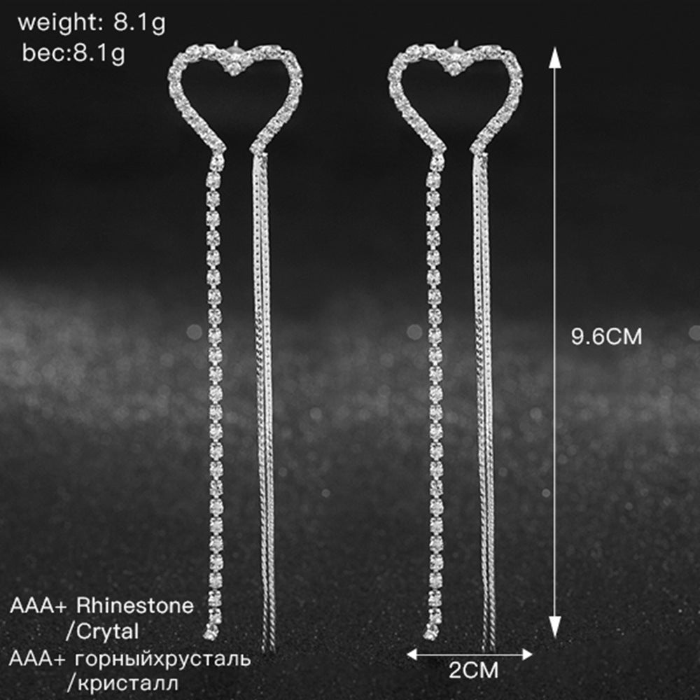 b8aa438723ec0b42f6040127a3e5cafb.jpeg Fashionslee Women Silver Chain Tassel Earrings