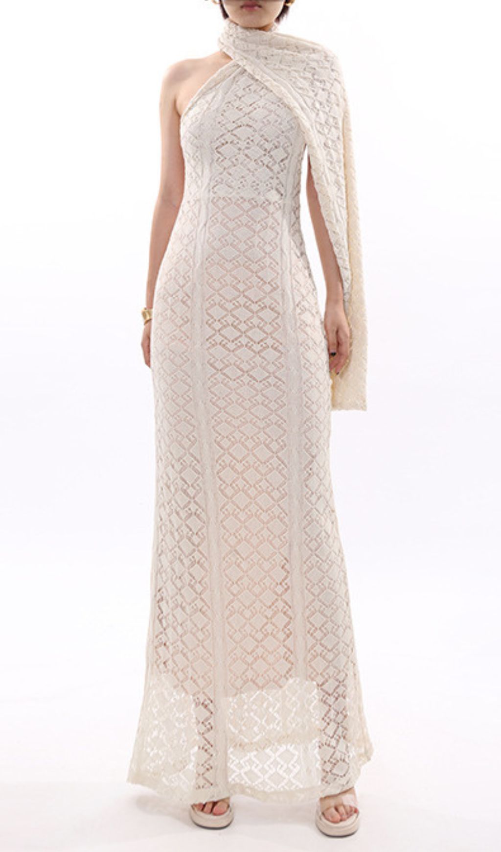 Fashionslee Women Justo Backless Knit Maxi Dress