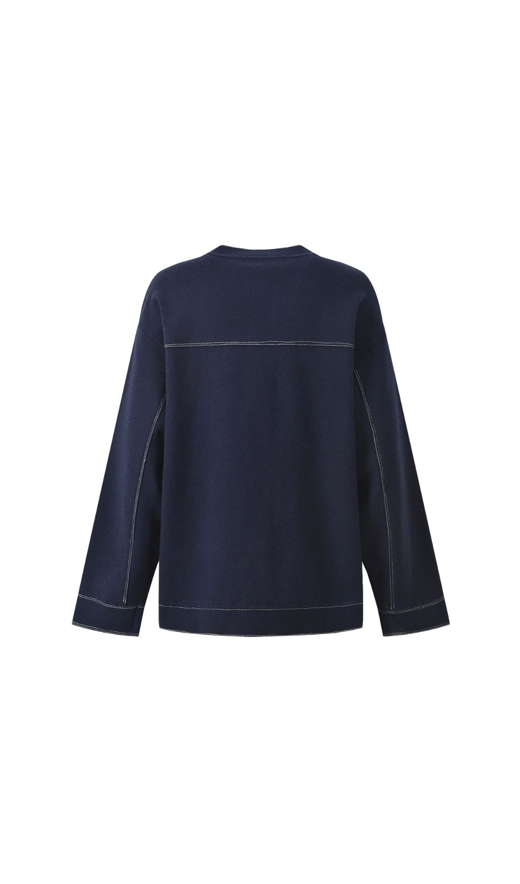 b8f92d540b677555a6310439ccf31a15.jpg Fashionslee Women Contrast Stitch Cardigan