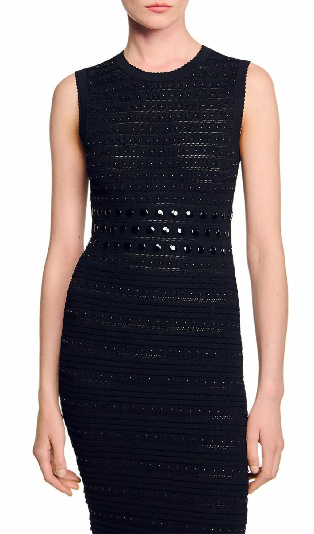 b8ff027eda2dc212221d209fb7009d66.jpg Fashionslee Women Studded Knit Midi Dress