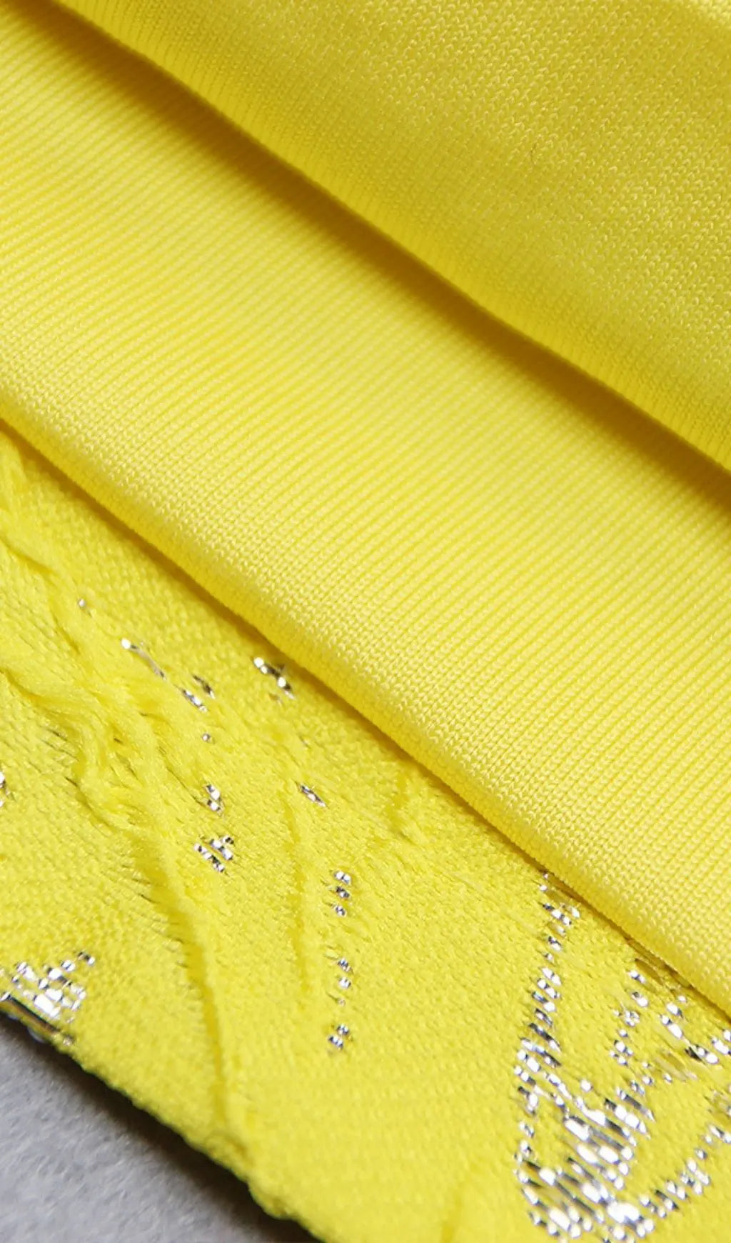 b9021d70f015ccb842c077cbc8c164f0.jpeg Fashionslee Women Jacquard One Shoulder Mini Dress In Yellow